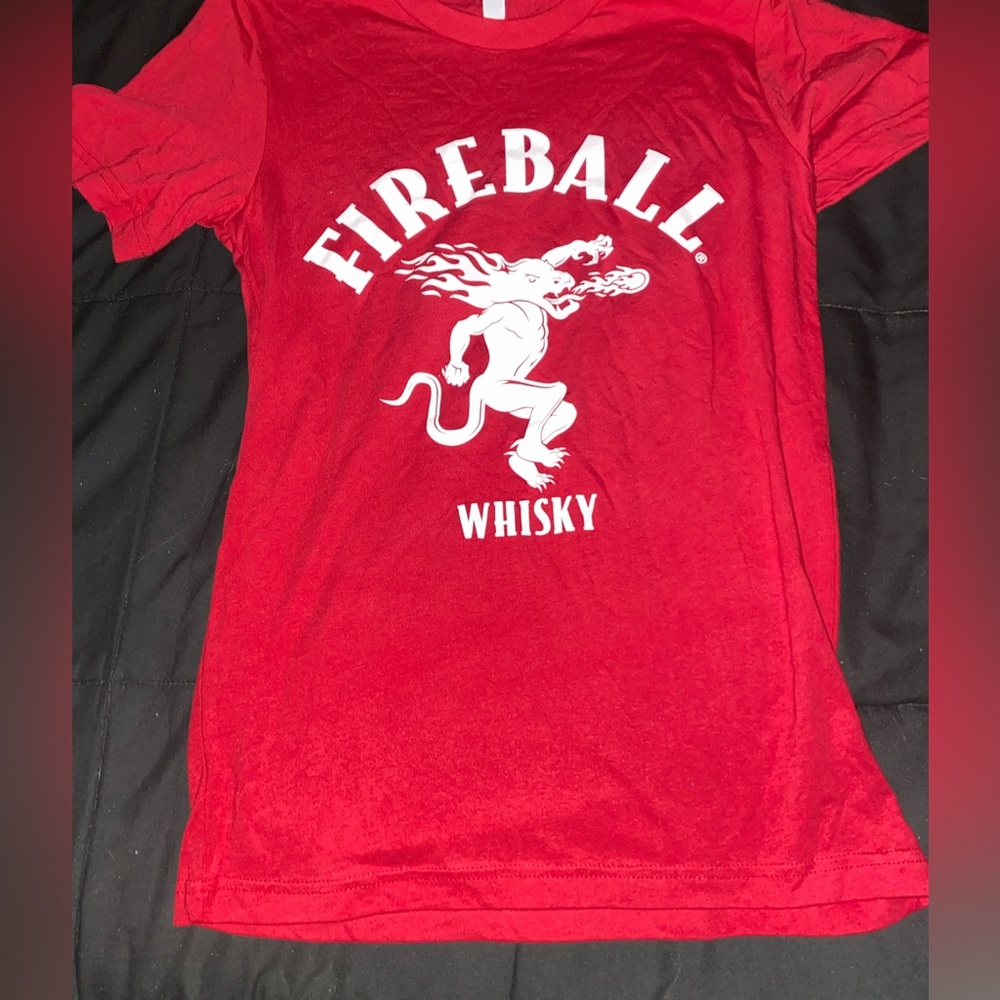 Small brand new fireball tee shirt